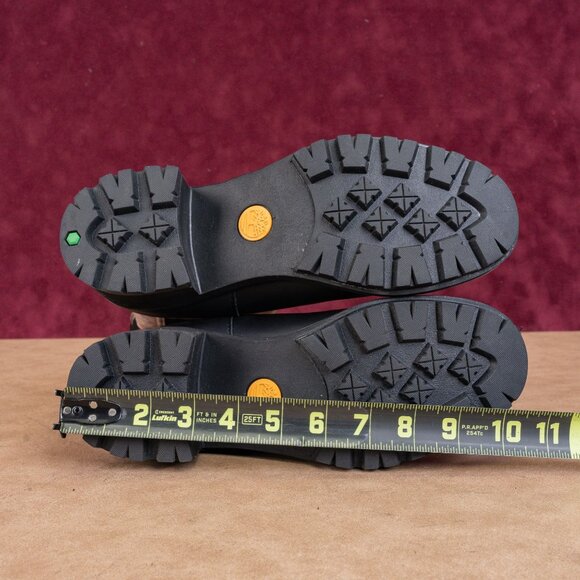 Timberland Women Kori Leopard Print Leather Block Heel Ankle Chelsea Boots sz 8 - Picture 5 of 8